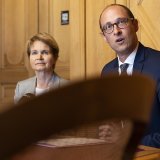 Martin Candinas, président du National, et Brigitte Häberli-Koller, présidente des Etats, recevront le public au Palais fédéral à l'occasion du 1er août (archives).